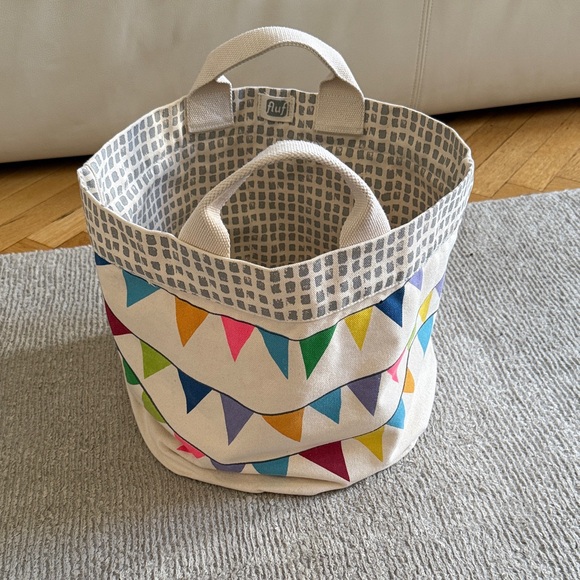 Fluf Multicolor Garland Storage Basket - Picture 4 of 9